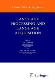 Tapa de Language Processing and Language Acquisition