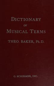 Tapa de A Dictionary of Musical Terms