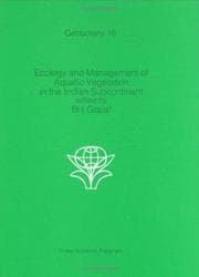 Tapa de Ecology and management of aquatic vegetation in the Indian subcontinent