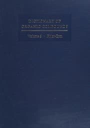 Tapa de dictionary of organic compounds