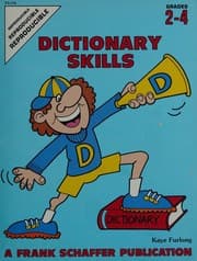 Tapa de Dictionary Skills (Repproducible Activity Books, Grades 2-4)