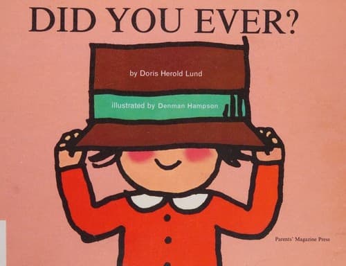 Tapa de Did you ever?