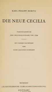 Tapa de Die Neue Cecilia