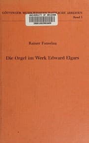 Tapa de Die Orgel im Werk Edward Elgars