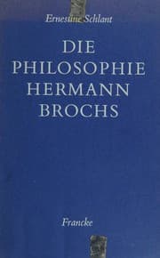 Tapa de Die Philosophie Hermann Brochs
