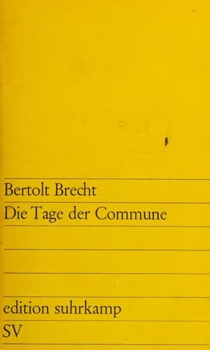 Tapa de Die Tage Der Commune