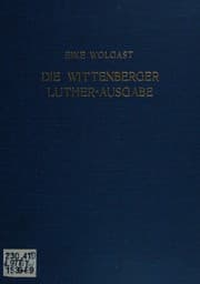 Tapa de Die Wittenberger Luther-Ausgabe