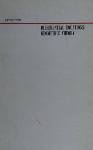 Tapa de Differential equations
