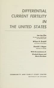 Tapa de Differential current fertility in the United States