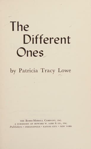 Tapa de The different ones