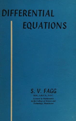 Tapa de Differential equations