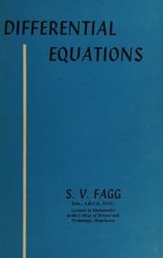 Tapa de Differential equations