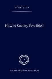 Tapa de How is society possible?