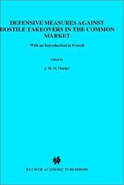 Tapa de Defensive measures against hostile takeovers in the Common Market