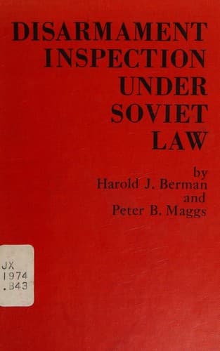 Tapa de Disarmament inspection under Soviet law