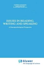 Tapa de Issues in Reading, Writing and Speaking