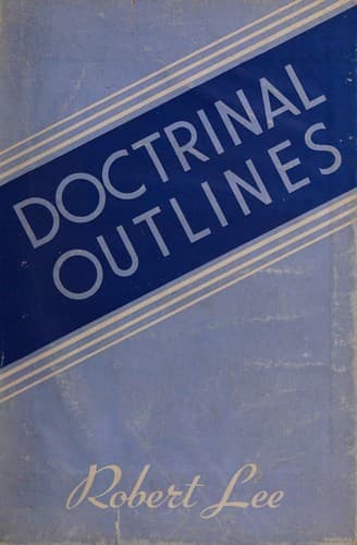Tapa de Doctrinal outlines,