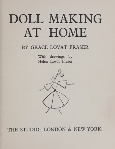 Tapa de Doll making at home;