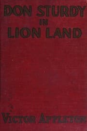 Tapa de Don Sturdy in Lion Land or The Strange Clearing in the Jungle