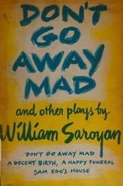 Tapa de Don't go away mad, and two other plays