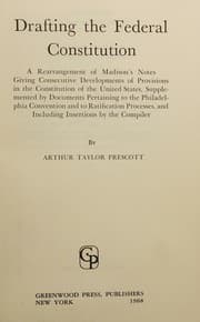 Tapa de Drafting the Federal Constitution