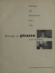 Tapa de Drawings and watercolours since 1893;
