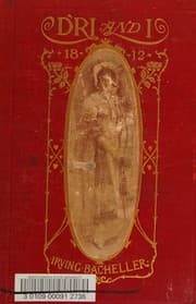 Tapa de D'RI AND I By IRVING BACHELLER 1901 rare