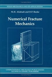 Tapa de Numerical fracture mechanics