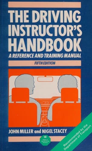Tapa de The driving instructor's handbook