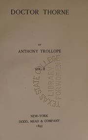 Tapa de Dr. Thorne Vol.II