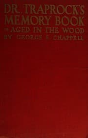 Tapa de Dr. Traprock's memory book