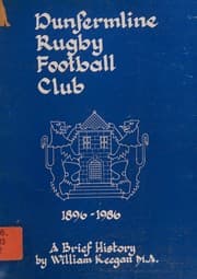 Tapa de Dunfermline Rugby Football Club 1896-1986