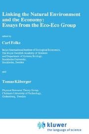 Tapa de Linking the natural environment and the economy
