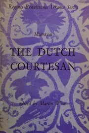 Tapa de The Dutch Courtesan Regents Renaissance Drama Series Edited by M. L. Wine