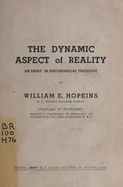Tapa de The Dynamic Aspect of Reality-An Essay in Philosophical Theology