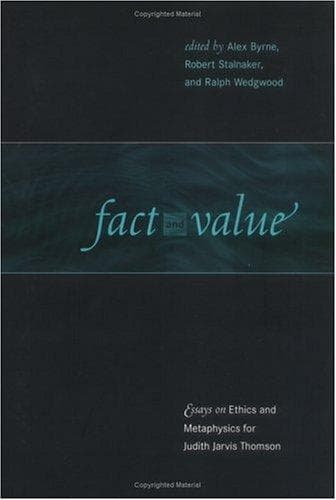 Tapa de Fact and value