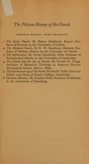 Tapa de The early Church (The Pelican history of the Church, 1)