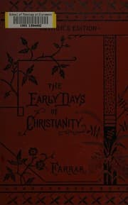 Tapa de The early days of Christianity
