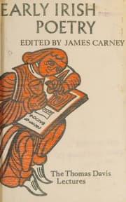Tapa de Early Irish Poetry Edited By James Carney