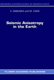 Tapa de Seismic anisotropy in the earth