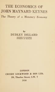 Tapa de The Economics of John Maynard Keynes. The Theory of a Monetary Economy