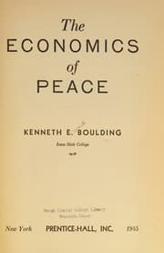 Tapa de The economics of peace