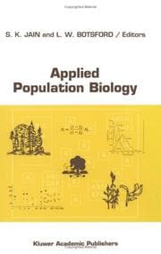 Tapa de Applied population biology