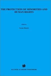 Tapa de The Protection of minorities and human rights