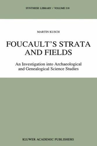 Tapa de Foucault's strata and fields