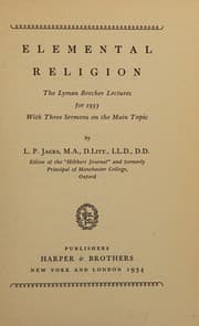 Tapa de Elemental religion;