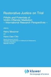 Tapa de Restorative justice on trial