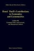 Tapa de Henri Theil's Contributions to Economics and Econometrics Vol. III