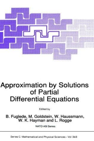 Tapa de Approximation by Solutions of Partial Differential Equations (NATO Science Series C: (closed))