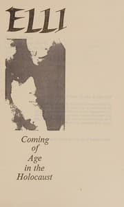 Tapa de Elli Coming of Age in the Holocost